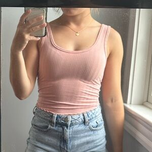 Pink tank top